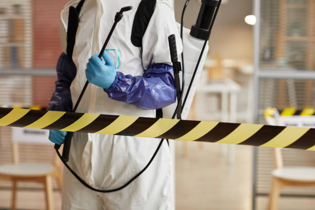 Professional Biohazard technician working in Paisley, FL